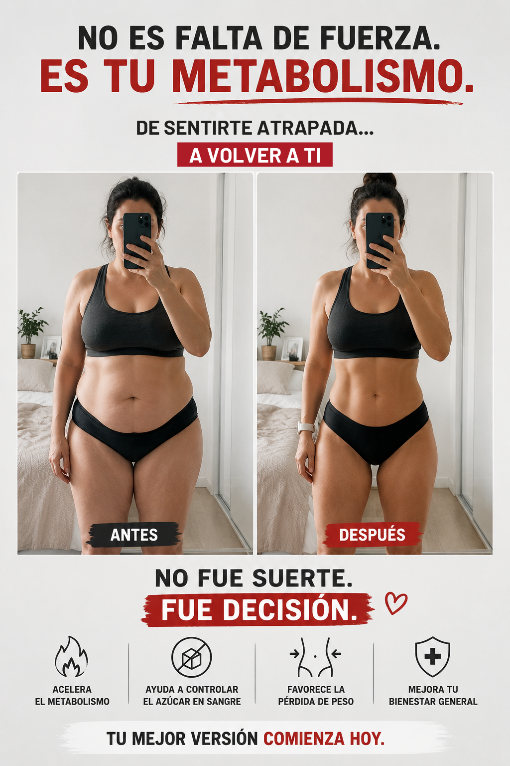 Controla el hambre emocional y los antojos - Berberina 30 Cápsulas