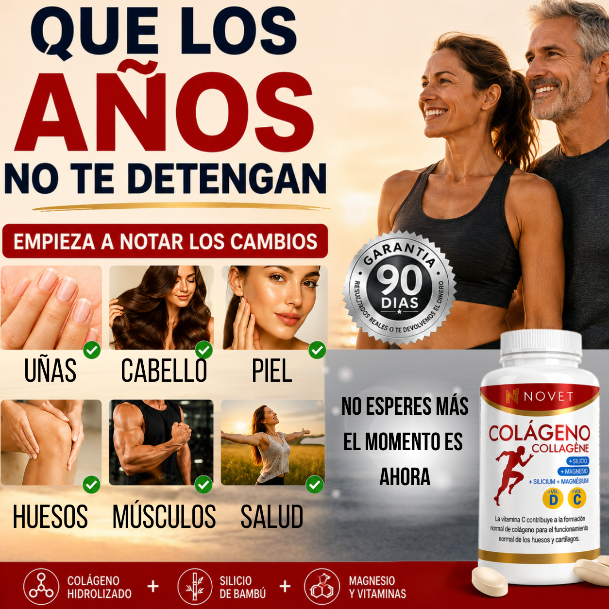 Todo lo que tu cuerpo necesita: Colágeno Premium en cápsulas.