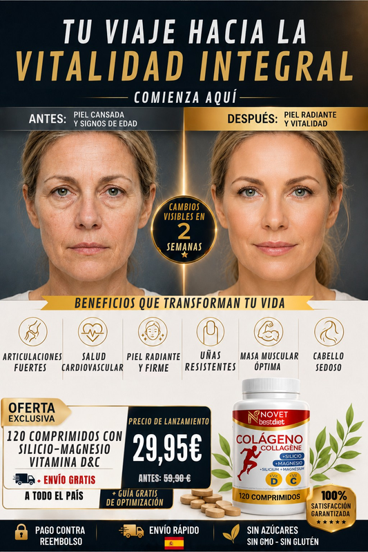 Bienestar al alcance de tu mano: Colágeno Hidrolizado Premium + Guía GRATIS para optimizar los resultados.