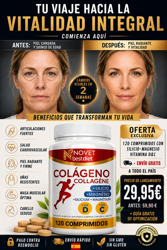 Bienestar al alcance de tu mano: Colágeno Hidrolizado Premium + Guía GRATIS para optimizar los resultados.