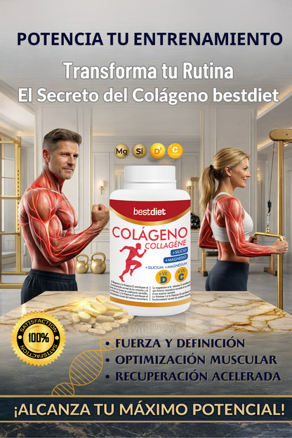 2X1 GRATIS 240 comprimidos de Colágeno Hidrolizado Premium + Guía GRATIS para optimizar los resultados.